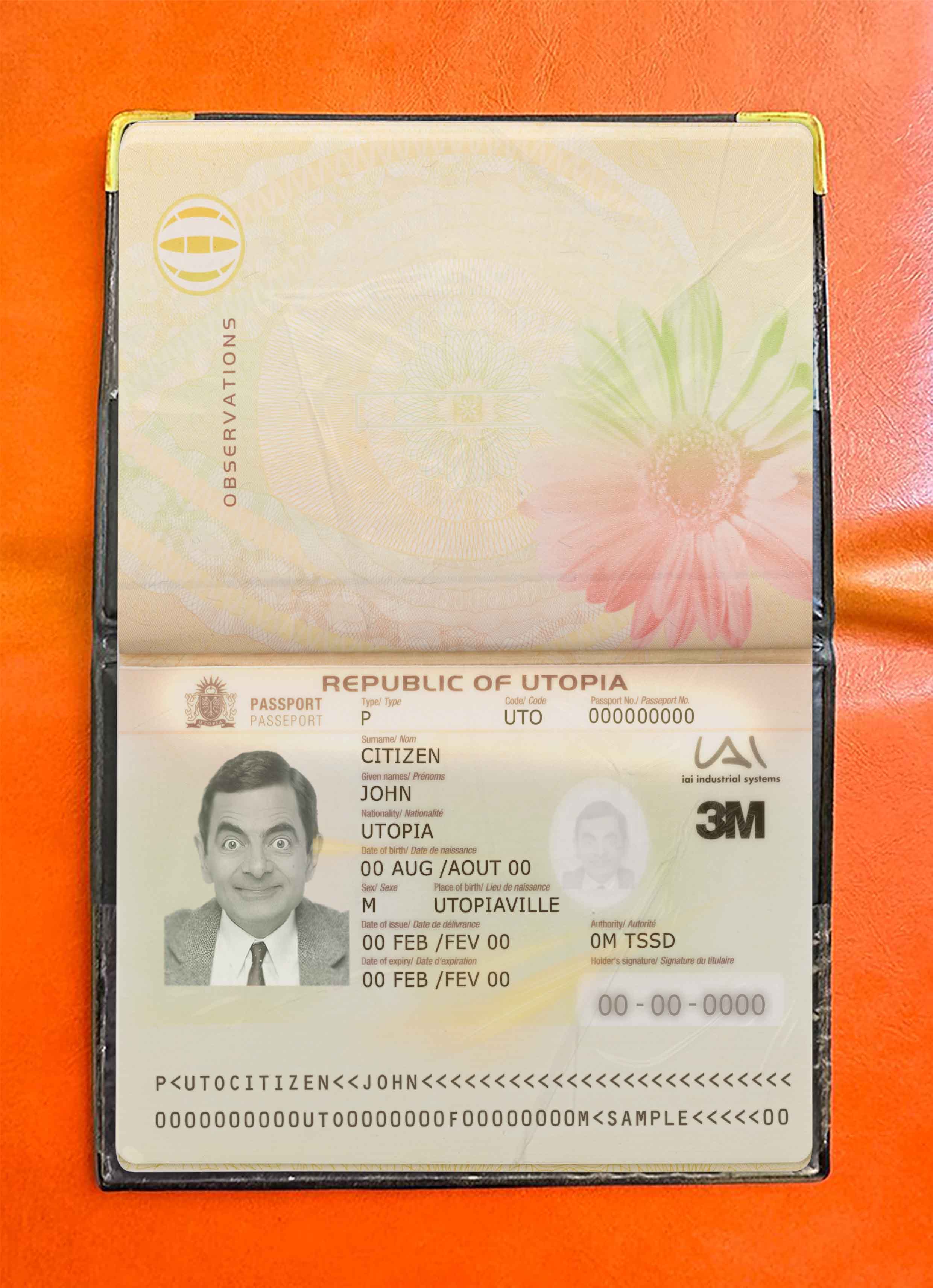 Utopia pass photo look PSD template